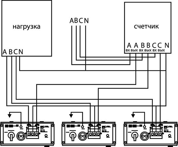 Схема подключения стабилизатора