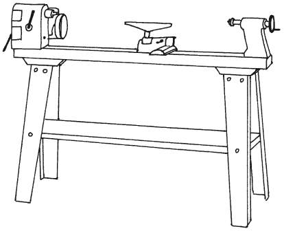 Рисунок станка токарного станка